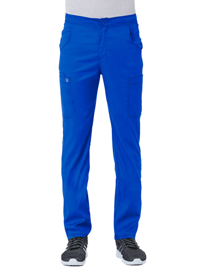 Men's Six-Pocket Half Elastic Pant - 8502 - Royal Blue