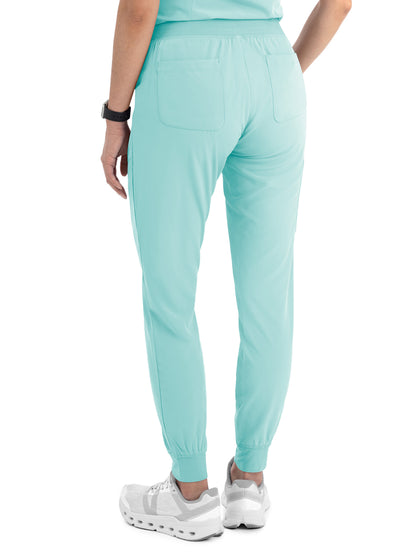 Women's Five-Pocket Yoga Inspired Pant - 8520 - Aruba Blue