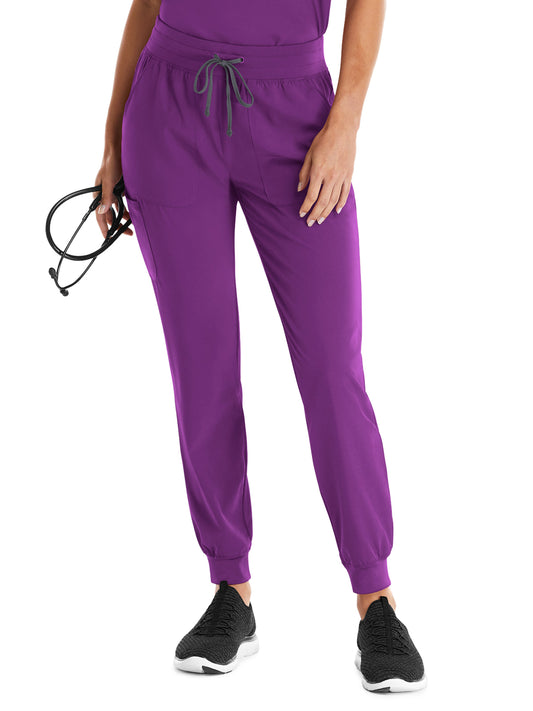 Women's Five-Pocket Yoga Inspired Pant - 8520 - Hollyhock