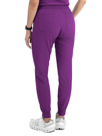 Women's Five-Pocket Yoga Inspired Pant - 8520 - Hollyhock