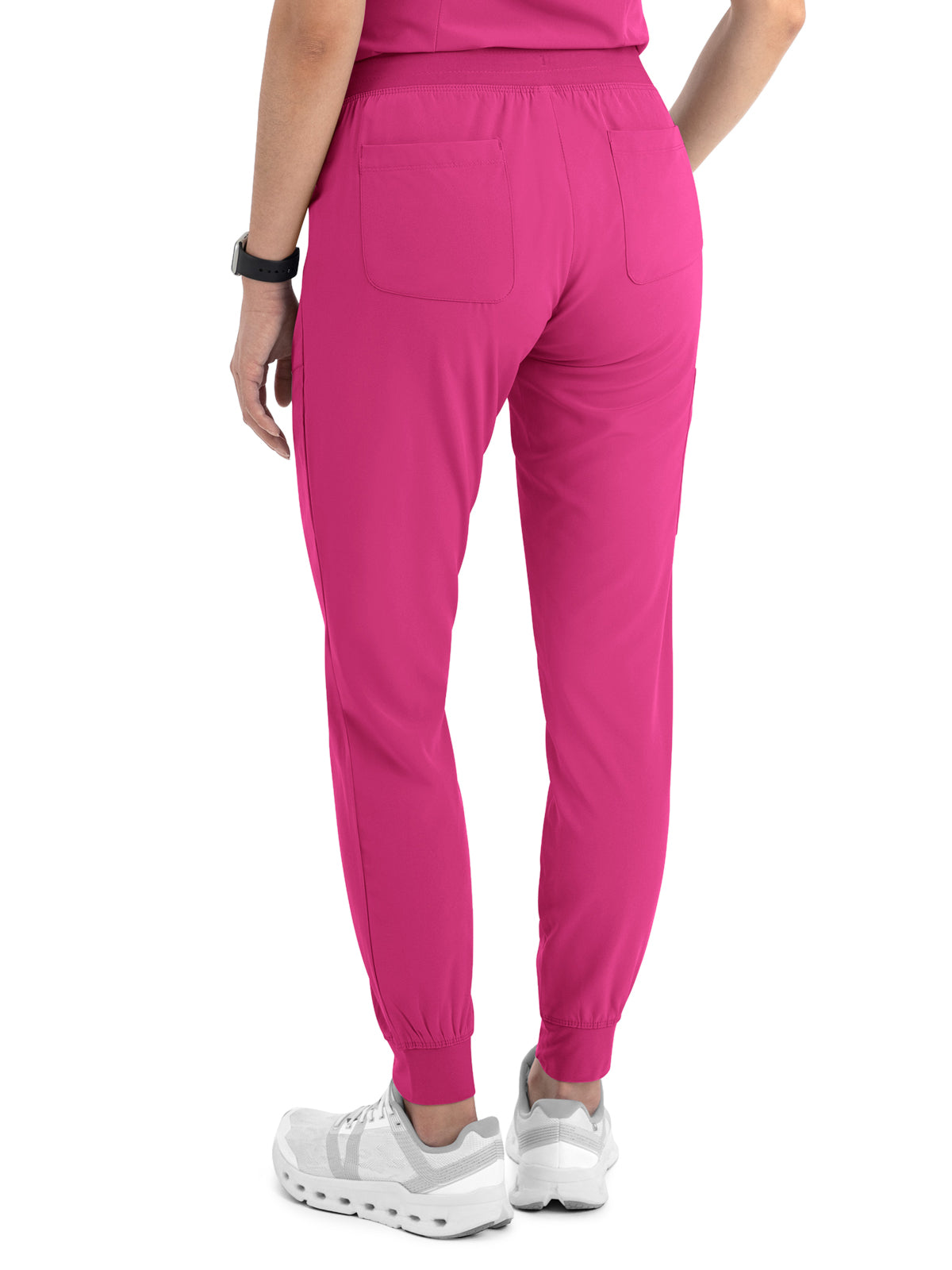 Women's Five-Pocket Yoga Inspired Pant - 8520 - Hot Pink