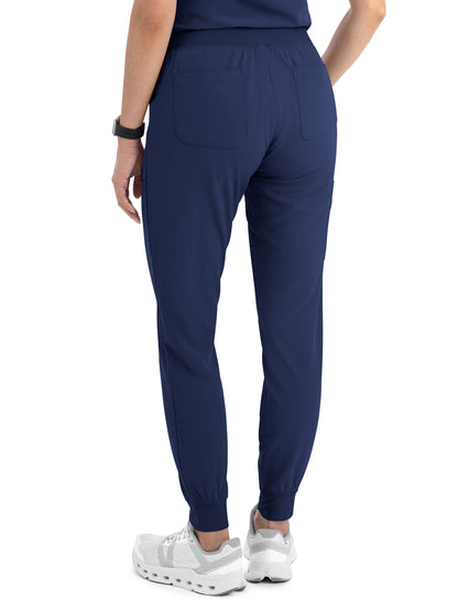 Women's Five-Pocket Yoga Inspired Pant - 8520 - Navy