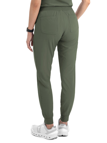 Women's Five-Pocket Yoga Inspired Pant - 8520 - Olive