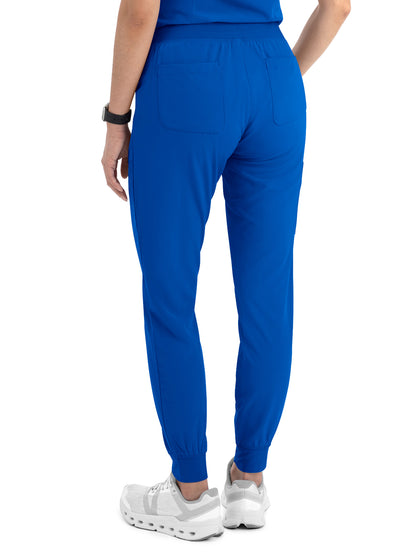 Women's Five-Pocket Yoga Inspired Pant - 8520 - Royal Blue