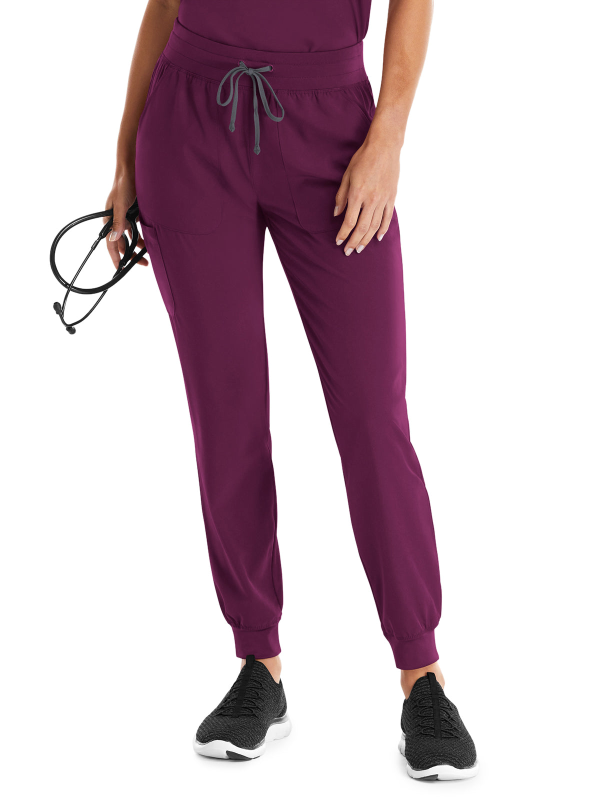 Women's Five-Pocket Yoga Inspired Pant - 8520 - Wine