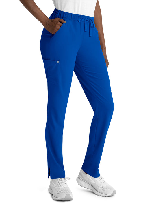 Women's Five-Pocket Skinny Leg Pull On Pant - 8530 - Royal Blue