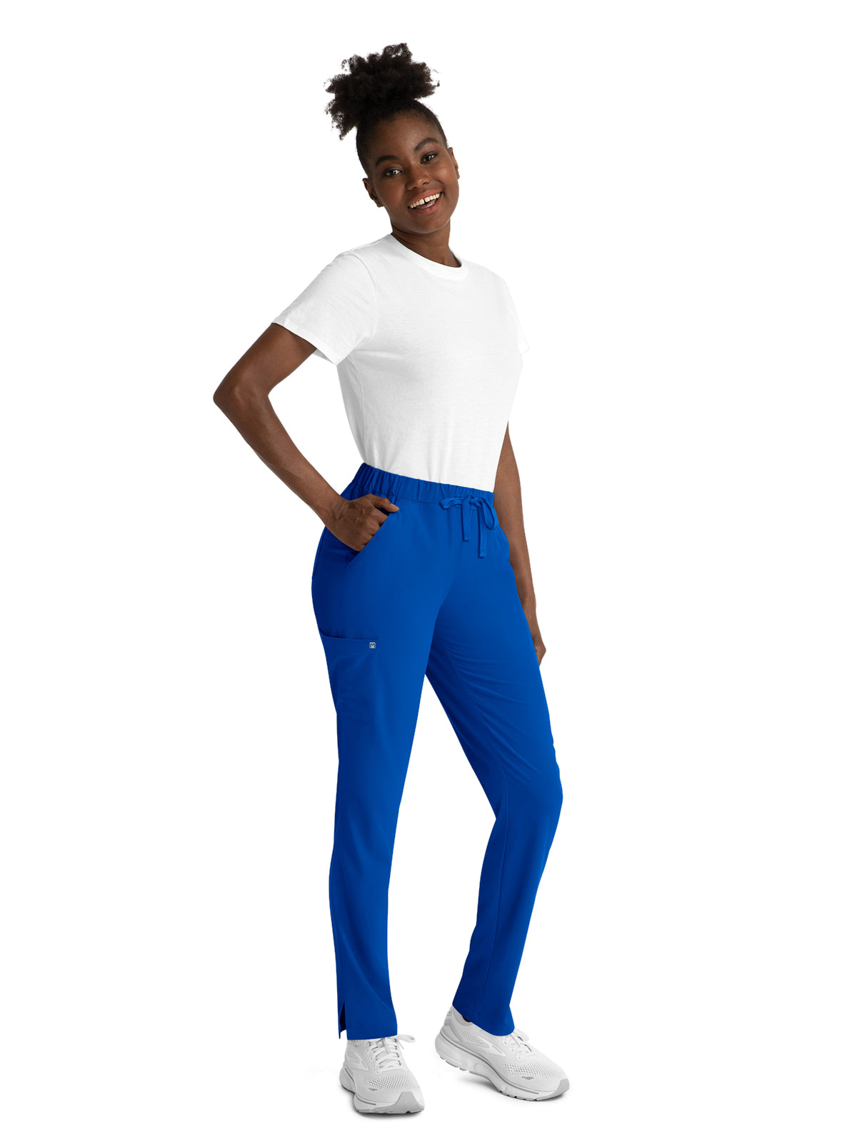 Women's Five-Pocket Skinny Leg Pull On Pant - 8530 - Royal Blue