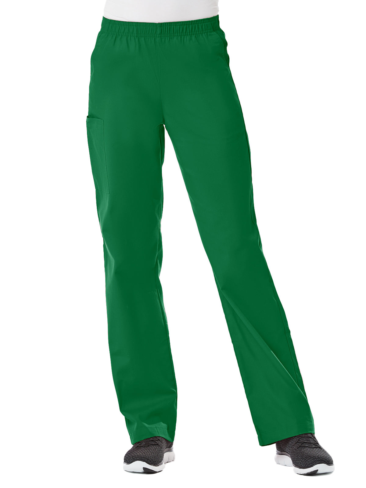 Women's Four-Pocket Full Elastic Pant - 9016 - Hunter Green