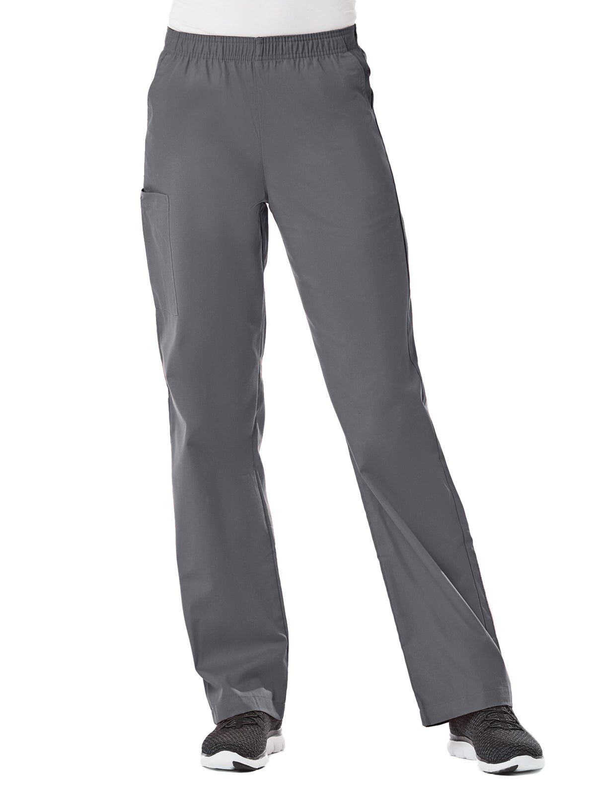 Women's Four-Pocket Full Elastic Pant - 9016 - Pewter