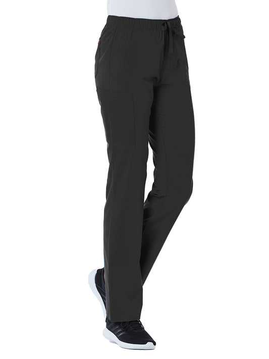 Women's Five-Pocket Full Elastic Cargo Pant - 9726 - Black