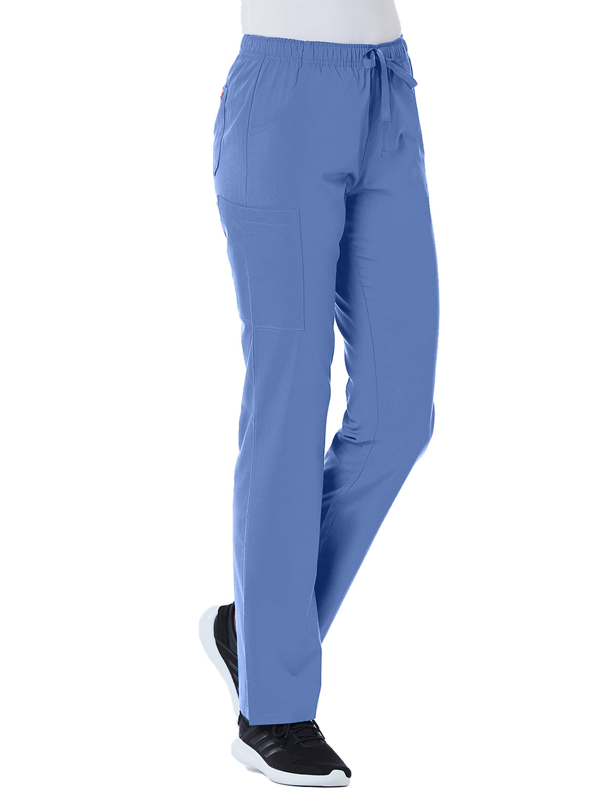 Women's Five-Pocket Full Elastic Cargo Pant - 9726 - Ceil Blue