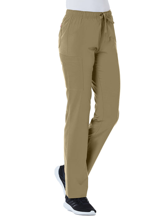 Women's Five-Pocket Full Elastic Cargo Pant - 9726 - Khaki