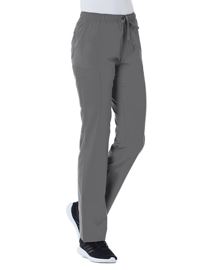 Women's Five-Pocket Full Elastic Cargo Pant - 9726 - Pewter