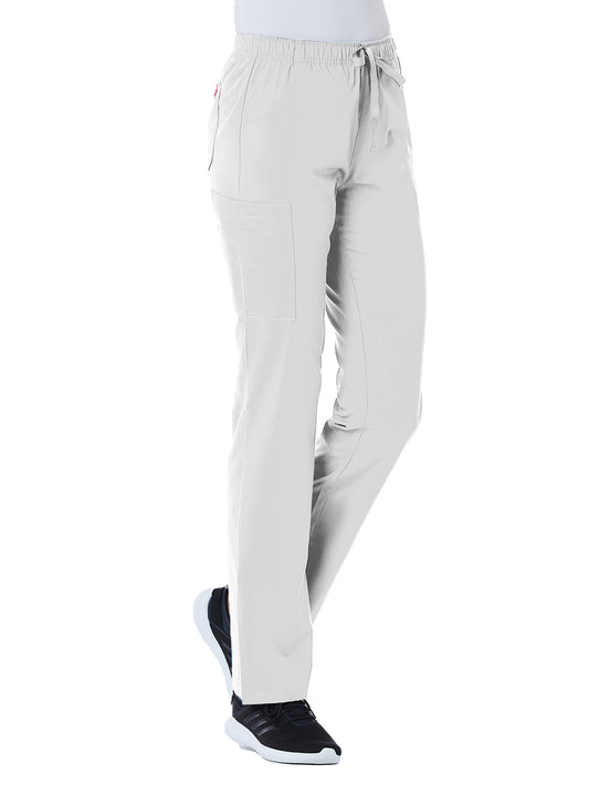 Women's Five-Pocket Full Elastic Cargo Pant - 9726 - White