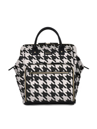 Water-Resistant Clinical Backpack - NB003 - Houndstooth