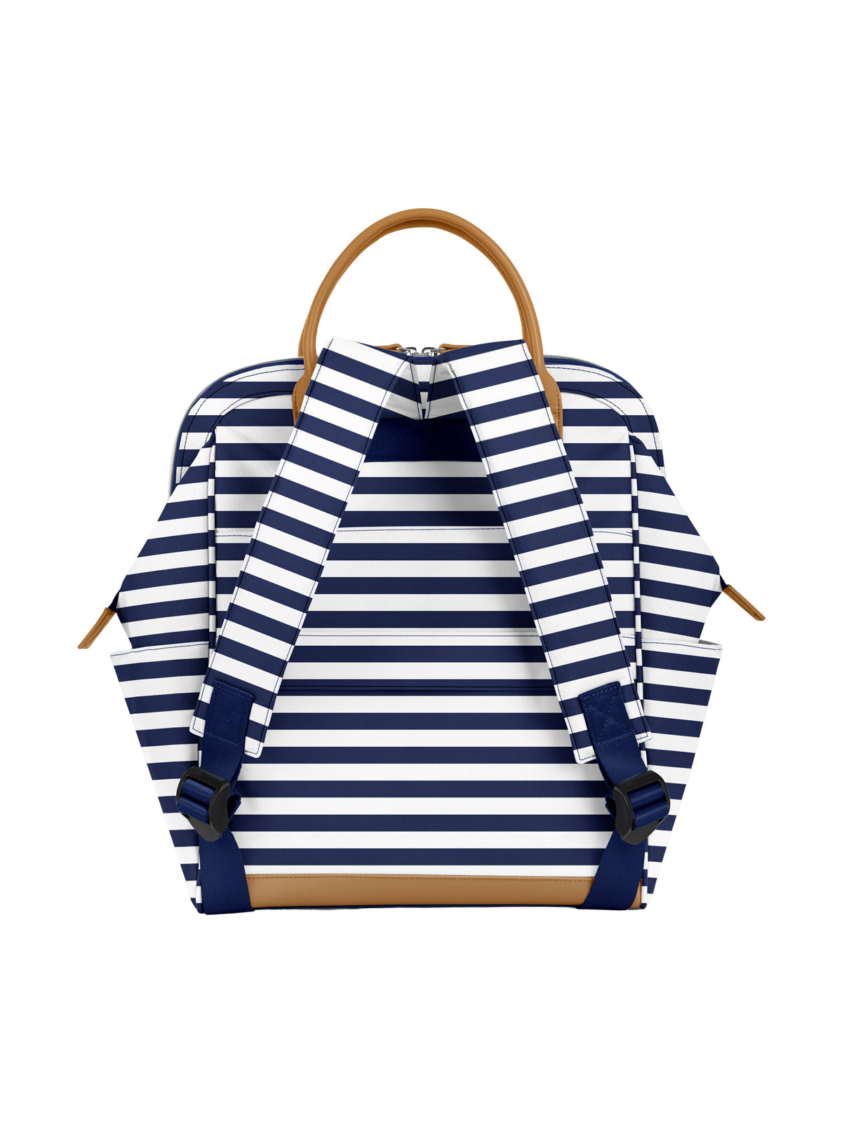 Water-Resistant Clinical Backpack - NB003 - Navy Stripe