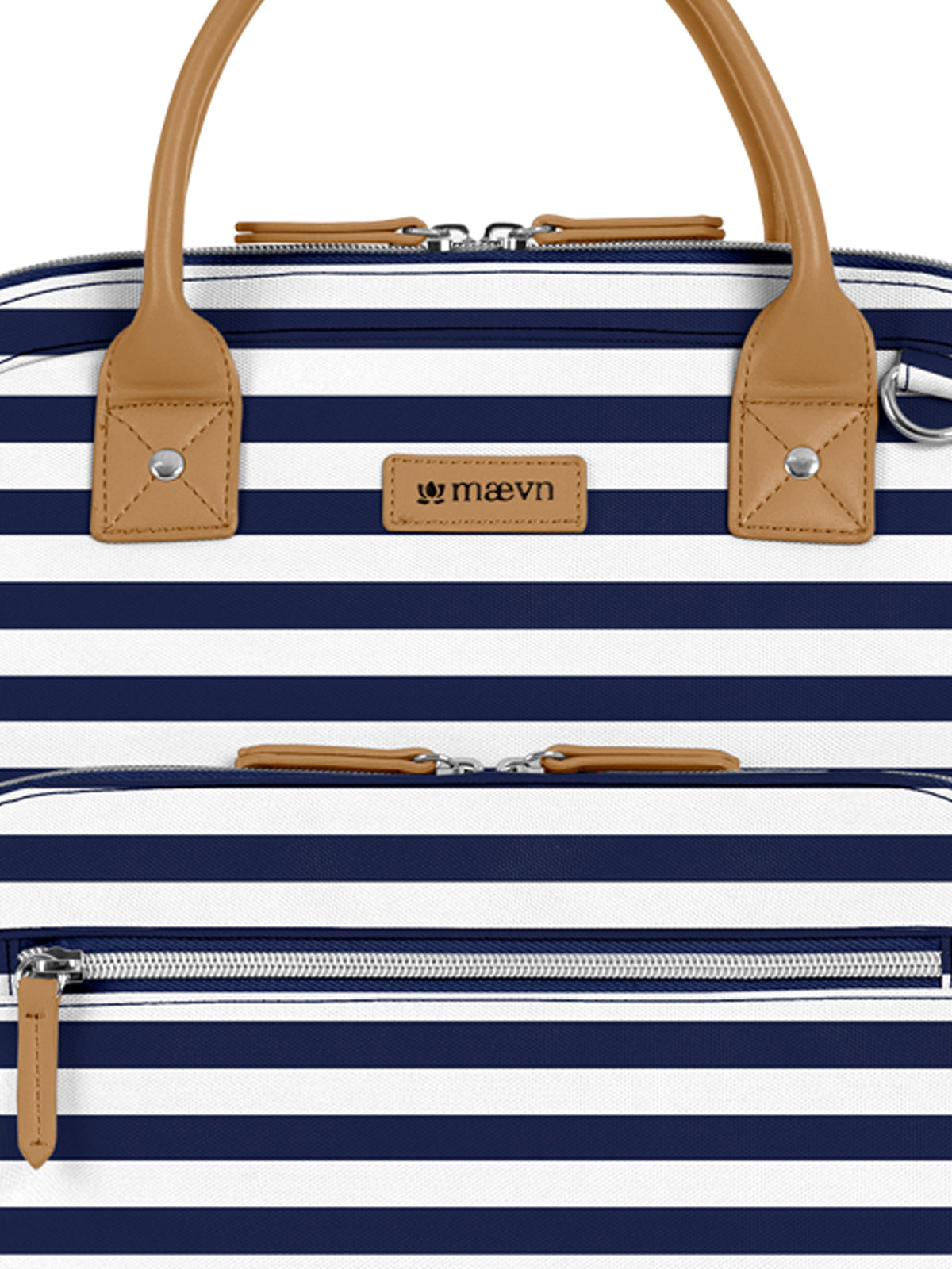 Water-Resistant Clinical Backpack - NB003 - Navy Stripe