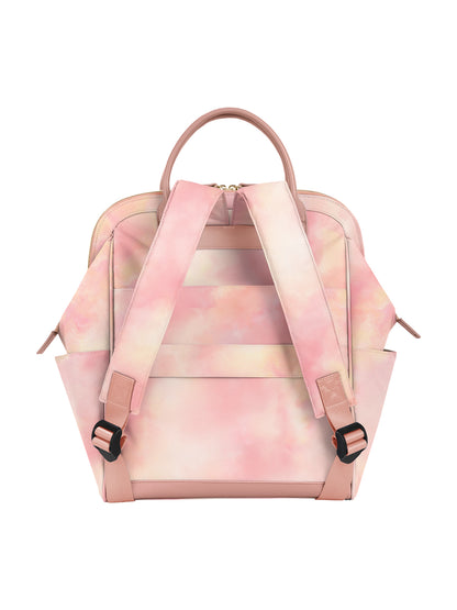 Water-Resistant Clinical Backpack - NB003 - Sorbet Print