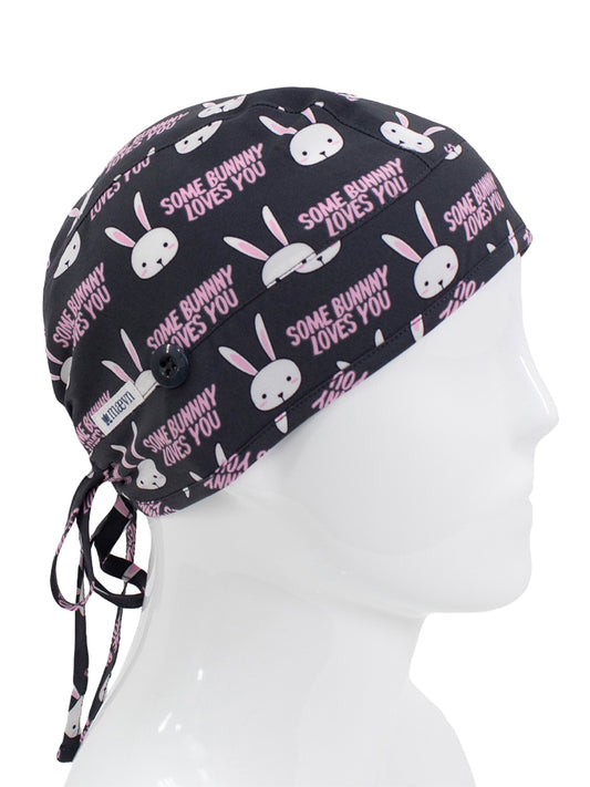 Unisex Ultra Soft Scrub Cap - NC015 - Some Bunny Loves You