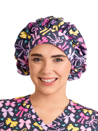Unisex Printed Bouffant Cap - NC325 - Ribbons of hope (PEW)