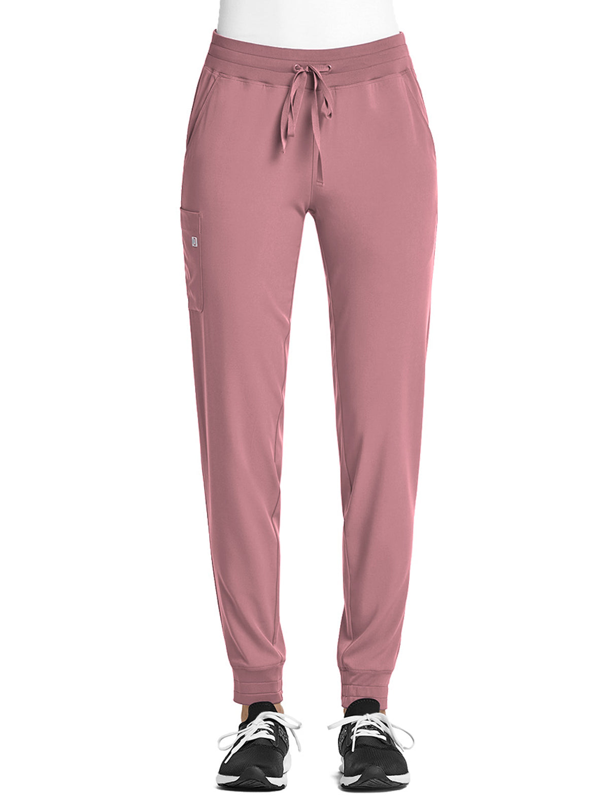 Women's Fitted Five-Pocket Jogger Pant - SJ202 - Dusty Rose