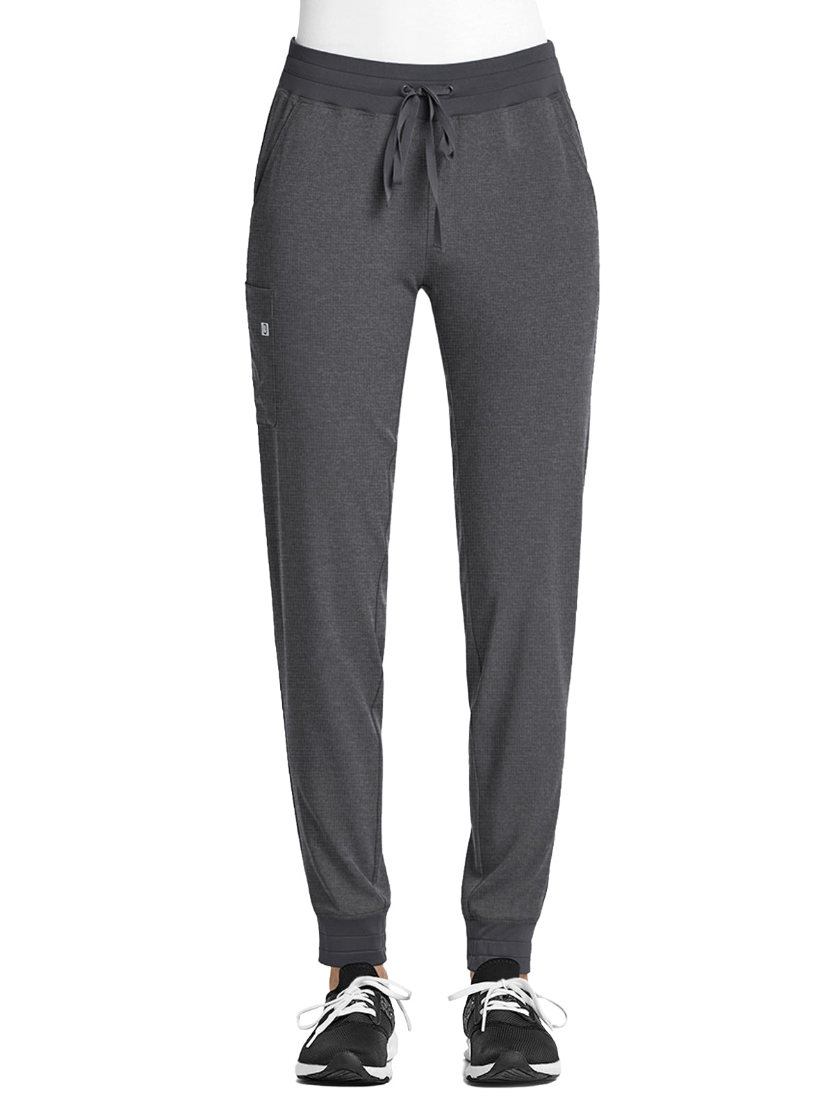 Women's Fitted Five-Pocket Jogger Pant - SJ202 - Heather Grey
