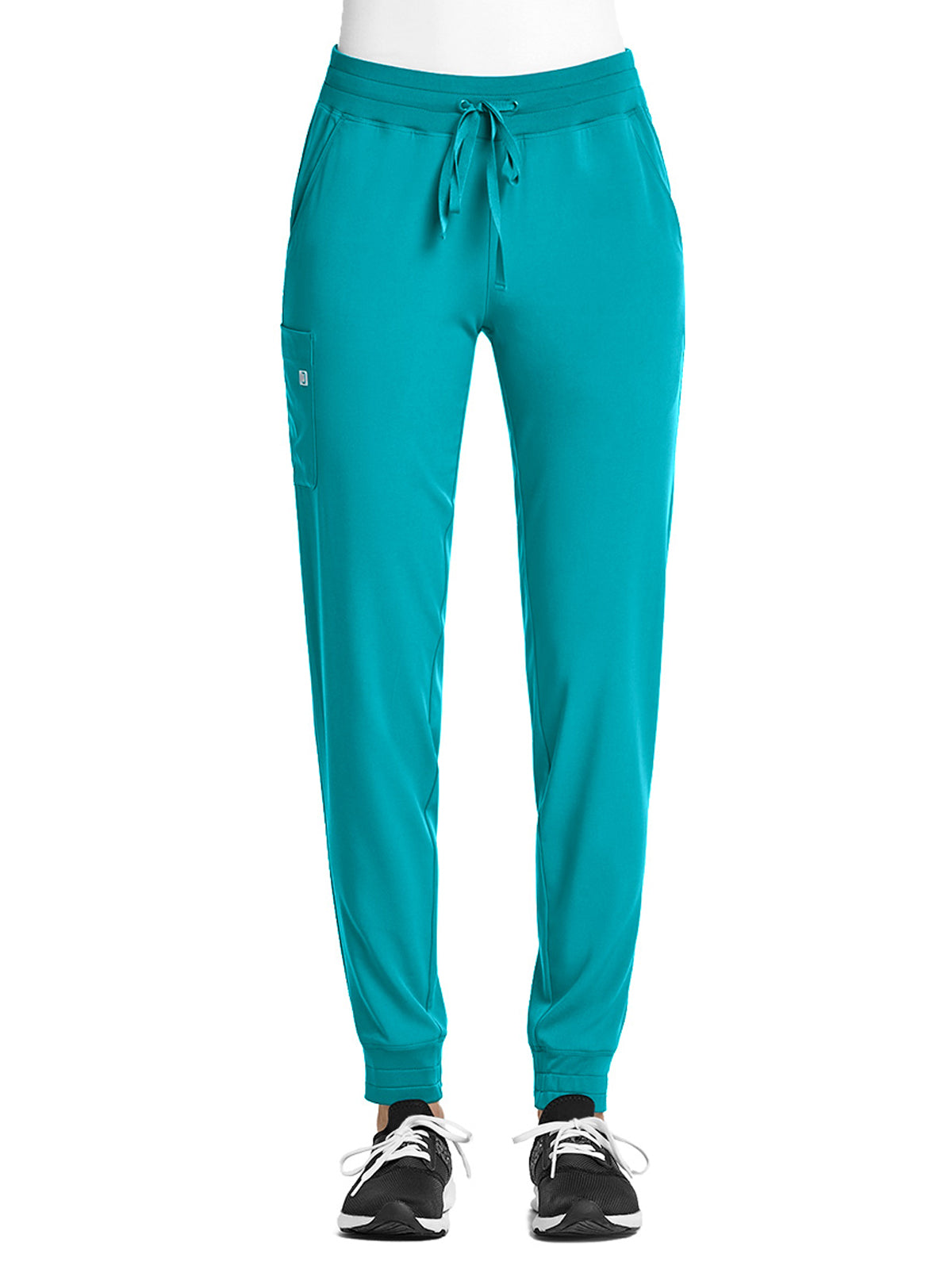 Women's Fitted Five-Pocket Jogger Pant - SJ202 - Teal