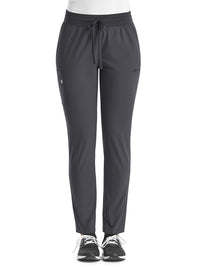 Women's Fitted Six-Pocket Skinny Leg Pant - SJ203 - Pewter