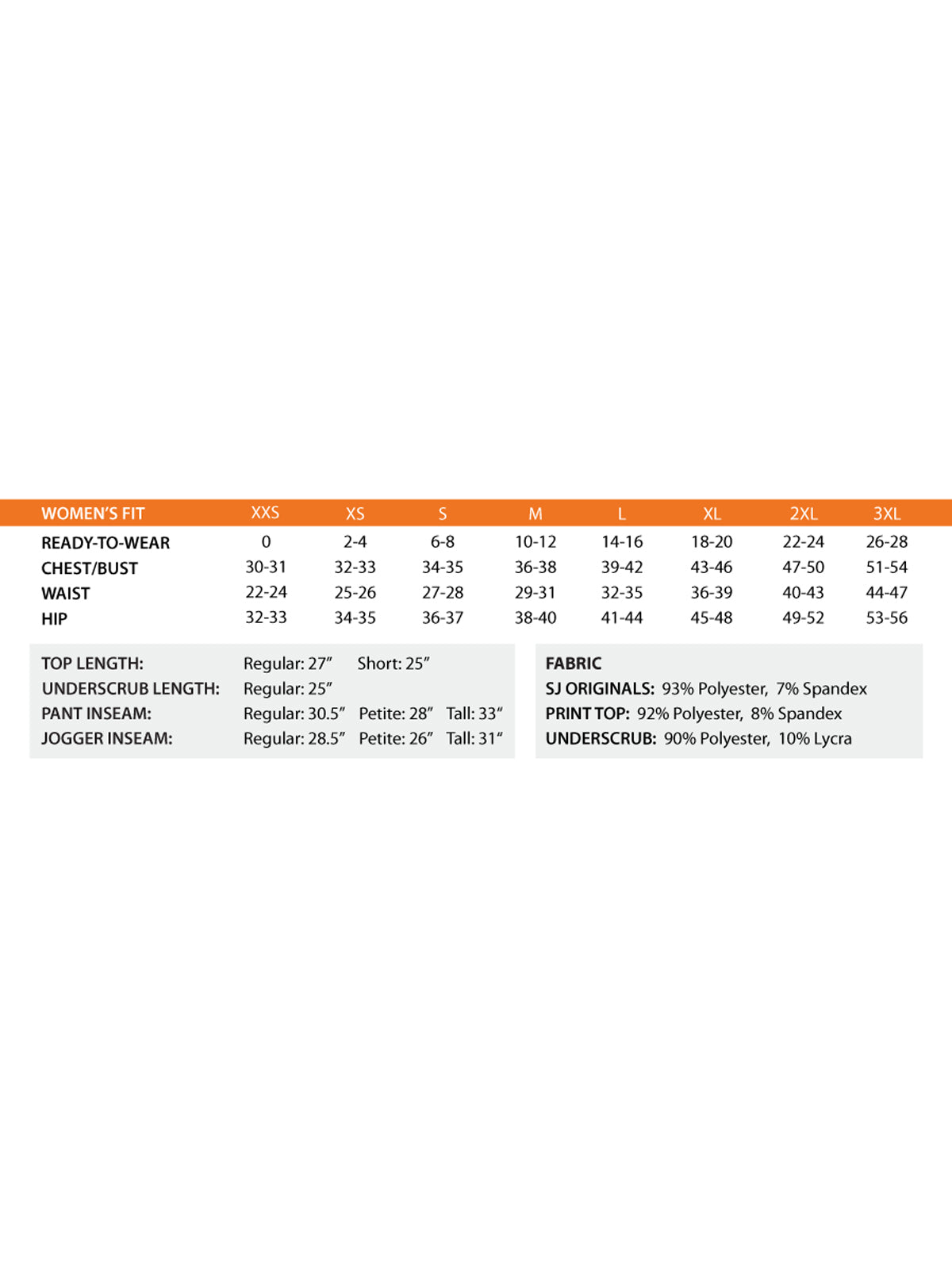 SIZECHART