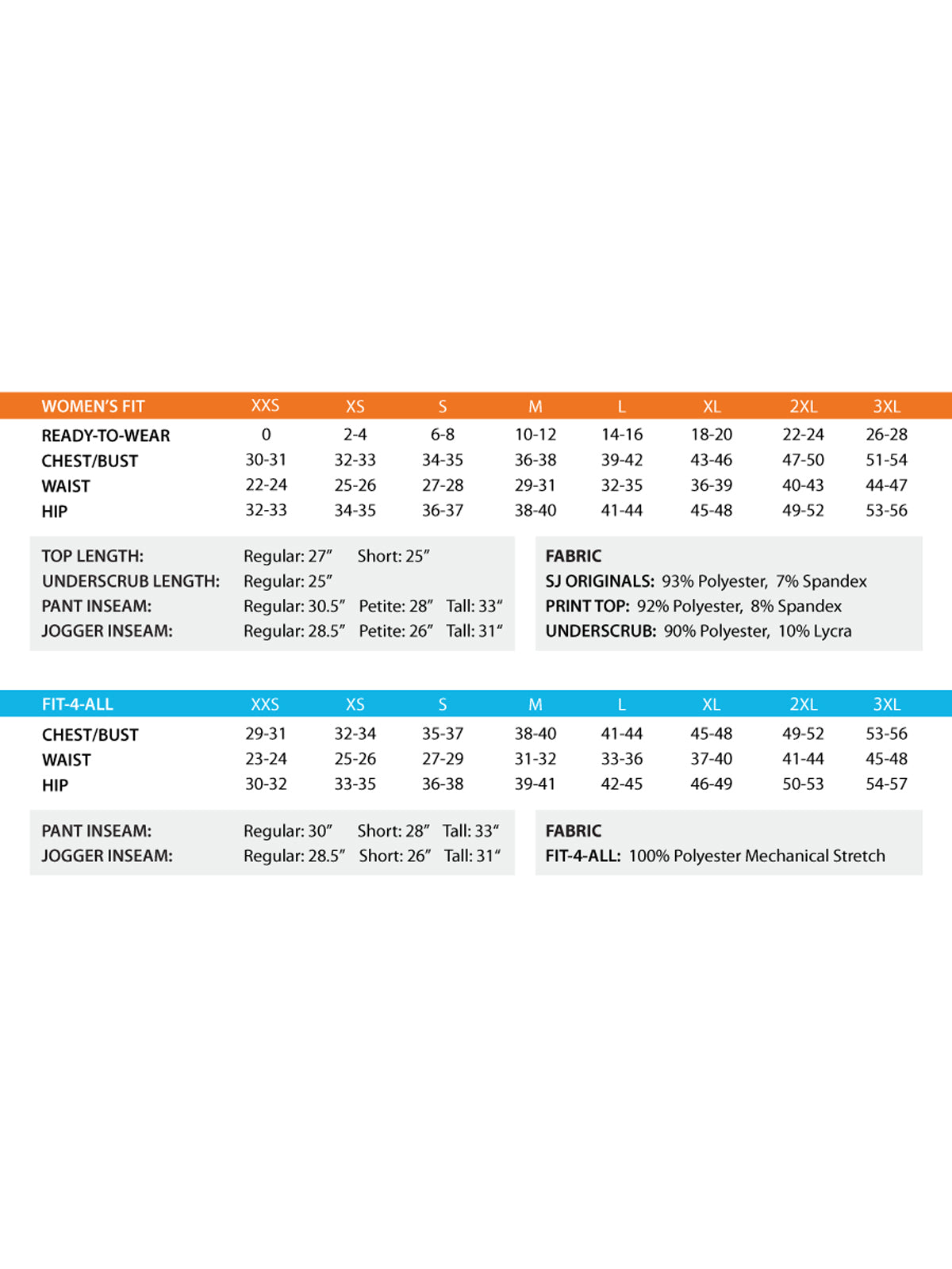 SIZECHART