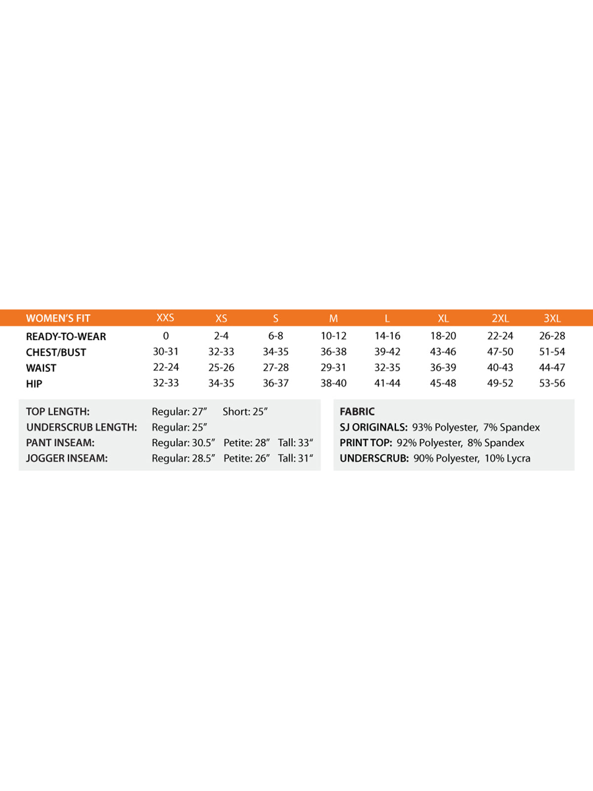 SIZECHART