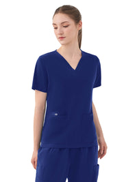Women's Five-Pocket AURORA V-Neck Top - 1028 - Galaxy