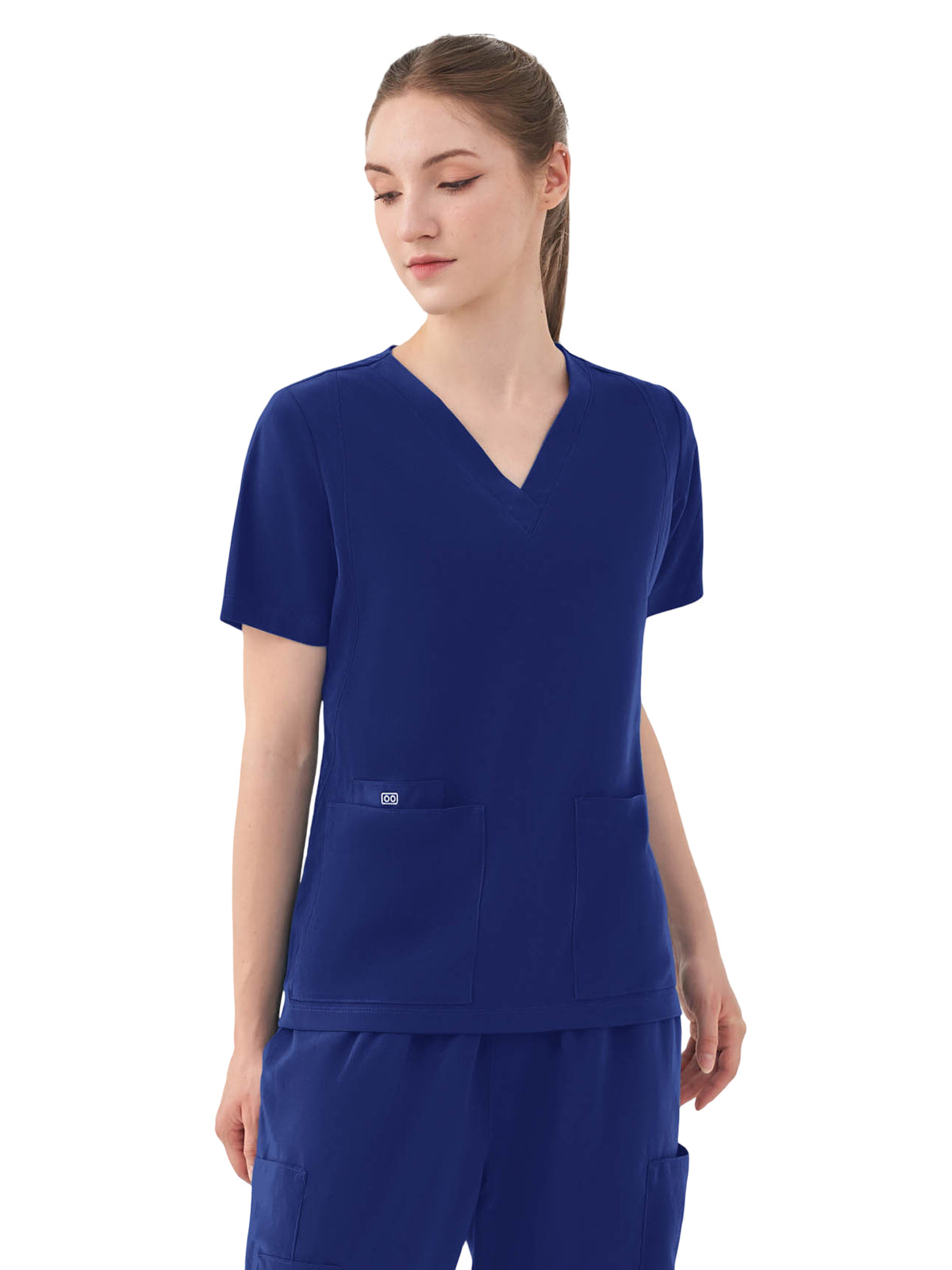 Women's Five-Pocket AURORA V-Neck Top - 1028 - Galaxy