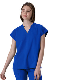 Women's Two-Pocket Vega Dolman Scrub Top - 1098 - Royal Blue