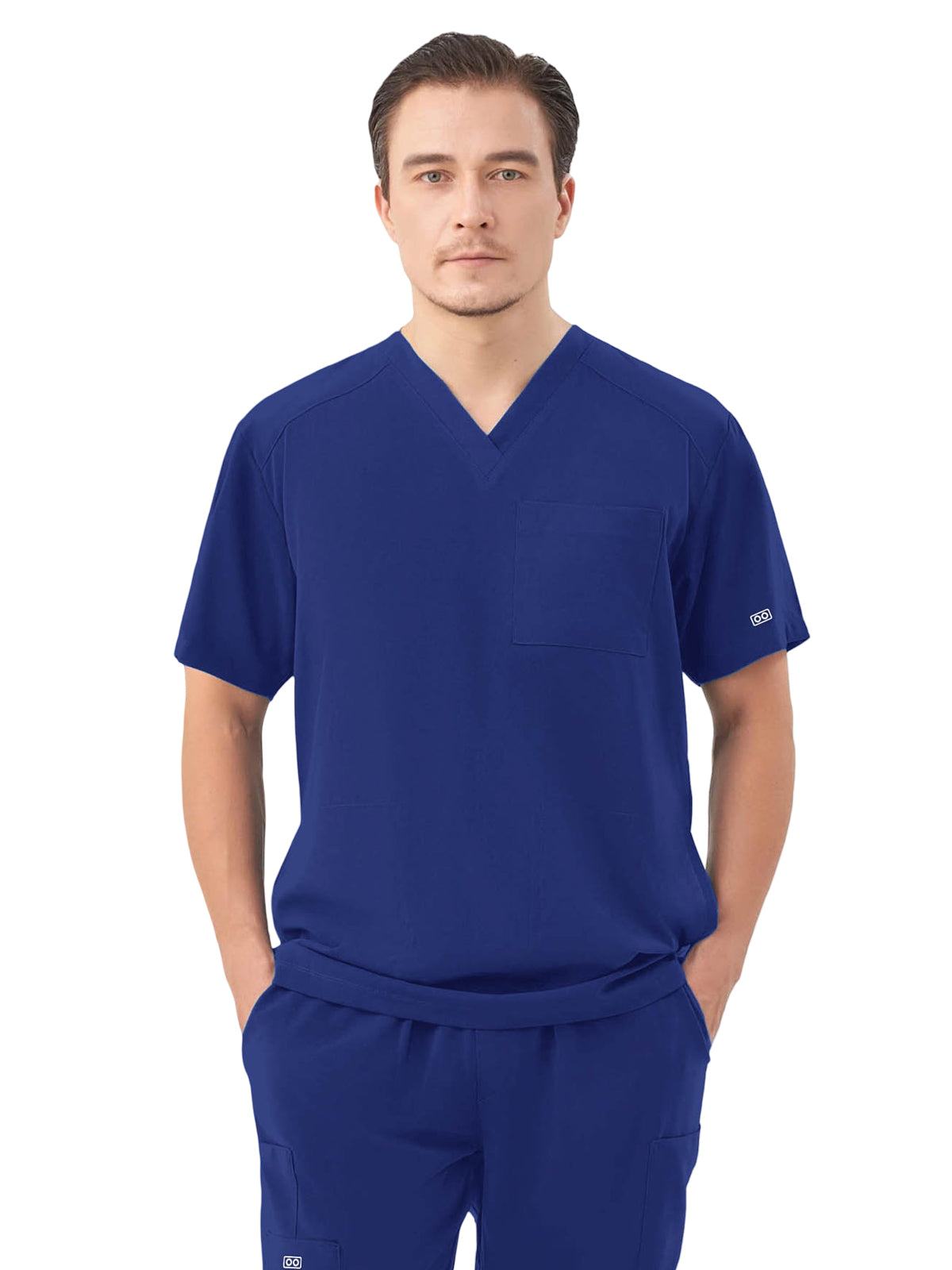 Men's Three-Pocket RYDER V-Neck Scrub Top - 1538 - Galaxy