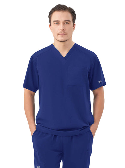 Men's Three-Pocket RYDER V-Neck Scrub Top - 1538 - Galaxy