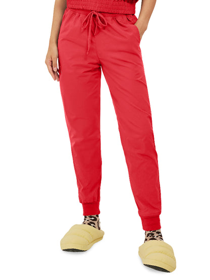 Women's Six-Pocket HARPER Cargo Jogger Pant - 2008 - Ruby Red