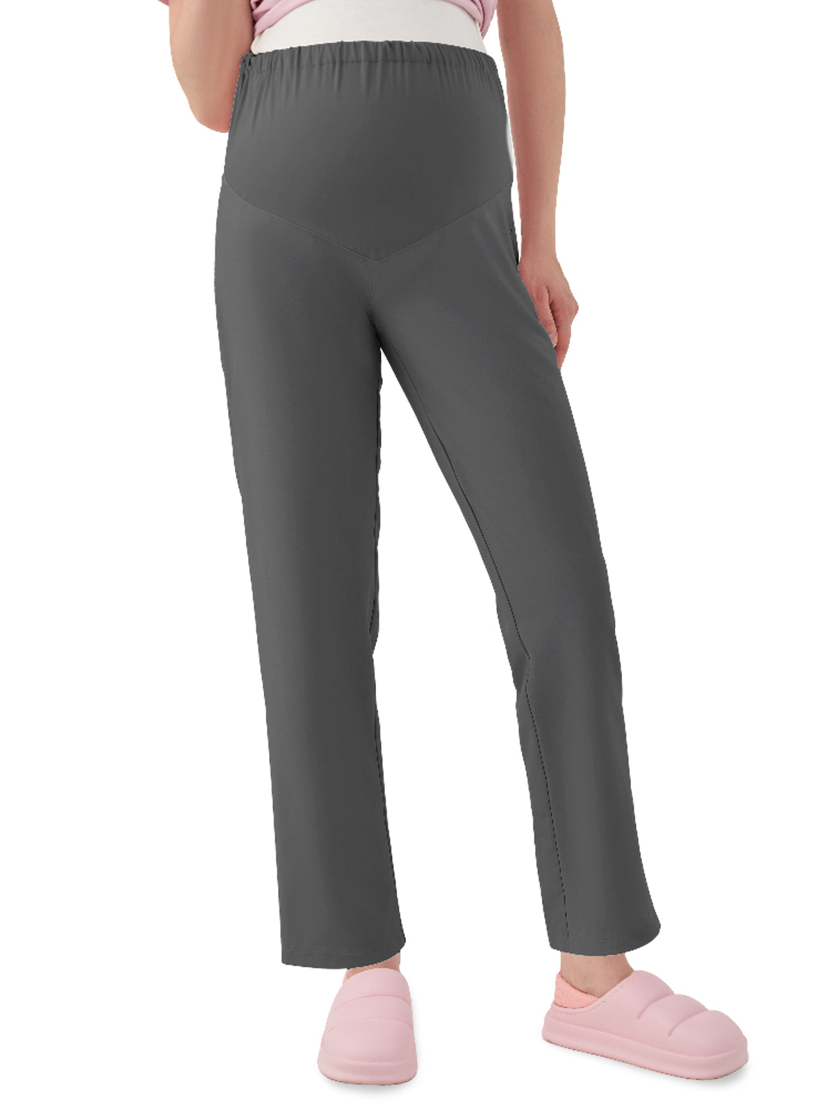 Women's Two-Pocket ZARA Maternity Pant - 2068 - Charcoal