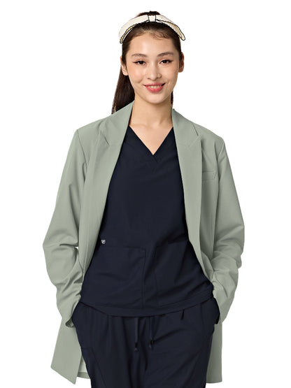 Women's Three-Pocket 32.5" Lab Blazer - 3002 - Camp Green