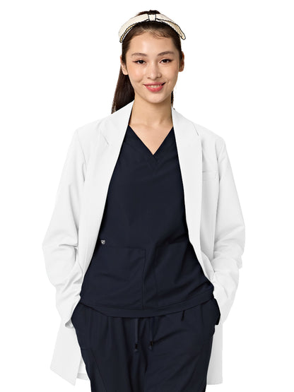 Women's Three-Pocket 32.5" Lab Blazer - 3002 - White