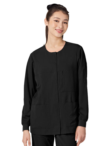 Women's Snap Tape Jacket - 6001 - Black