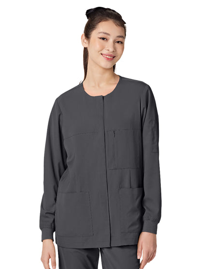 Women's Snap Tape Jacket - 6001 - Charcoal