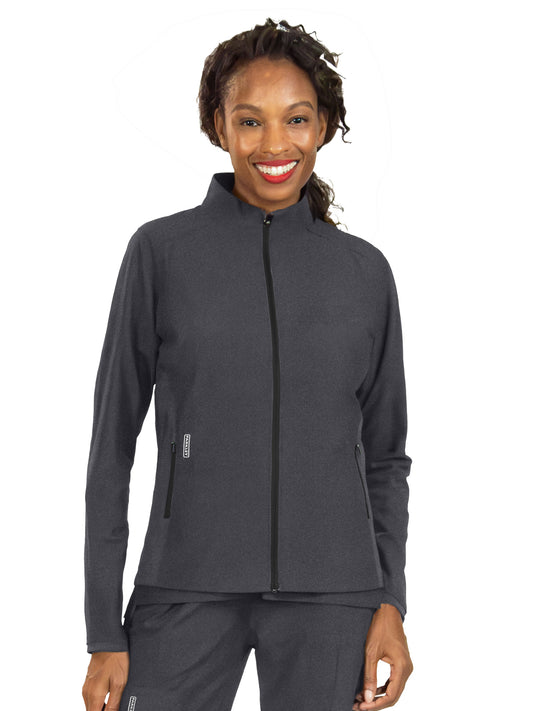 Women's Two-Pocket Perfect Jacket - 6026 - Charcoal