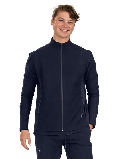 Men's Two-Pocket Perfect Jacket - 6526 - Navy