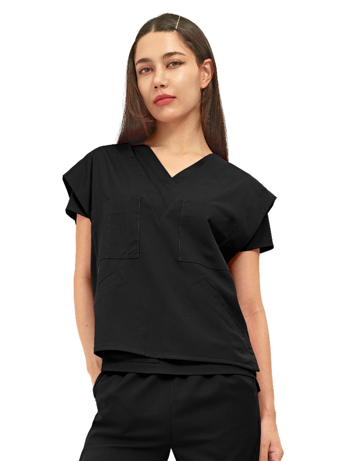 Women's Six-Pocket Utility Vest - 7001 - Black