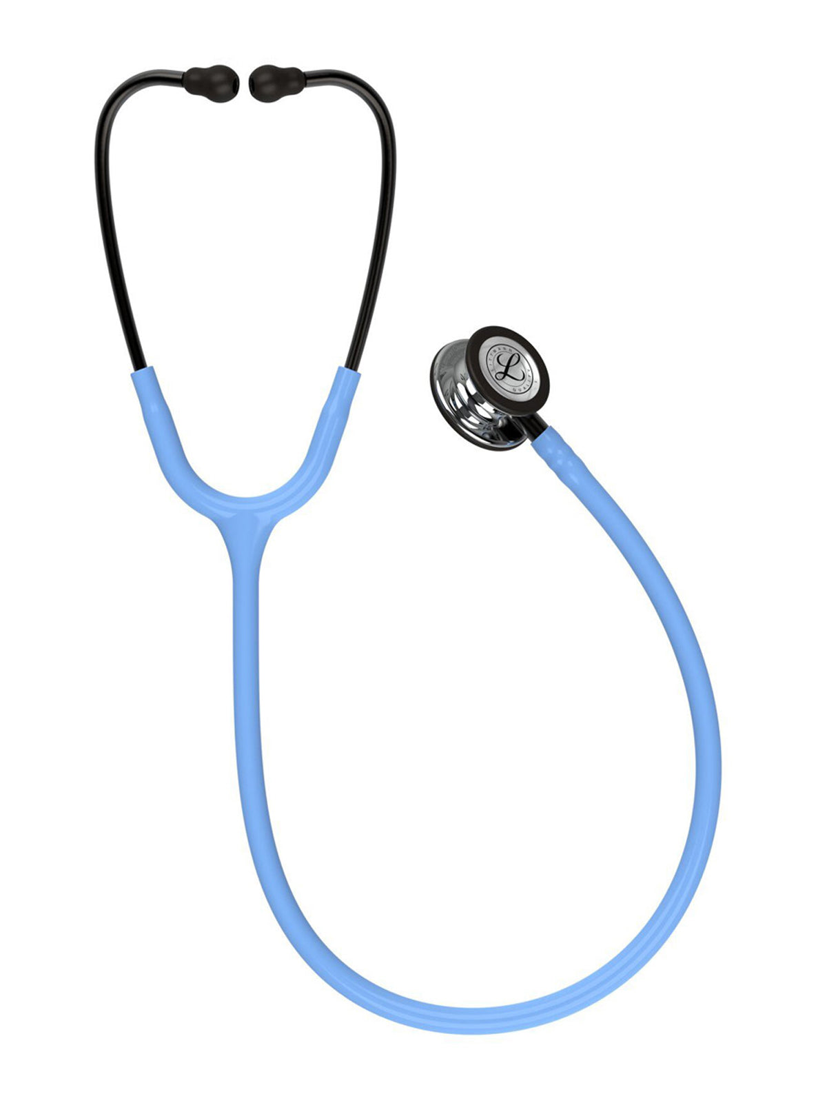 Classic III™ Stethoscope - 5959 - Ceil Blue Tube / Mirror Chestpiece / Smoke Stem / Smoke Headset