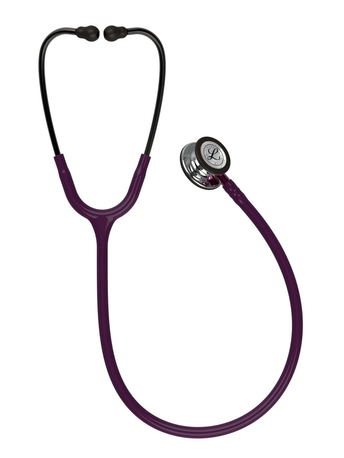 Classic III™ Stethoscope - 5960 - Plum Tube / Mirror Chestpiece / Pink Stem / Smoke Headset