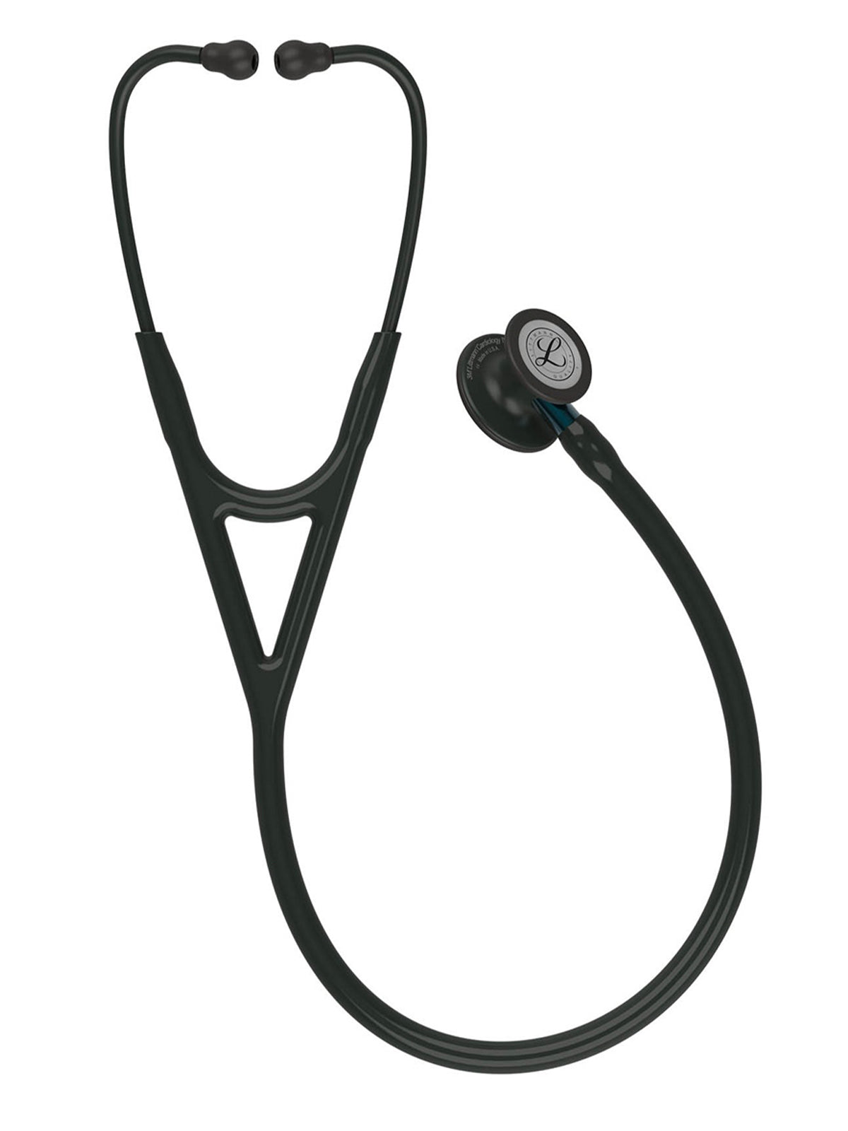 Cardiology IV™ Stethoscope - 6201 - Black Tube / Blue Stem