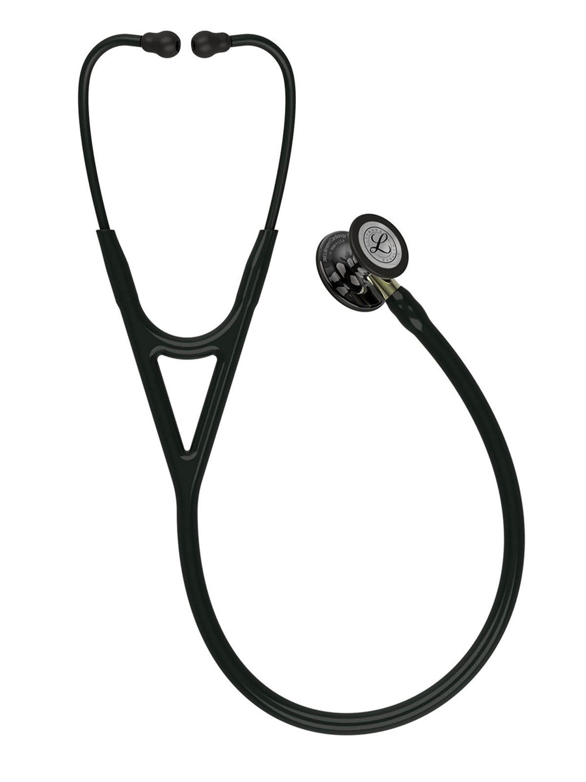 Cardiology IV™ Stethoscope - 6204 - Black Tube / Champagne Stem