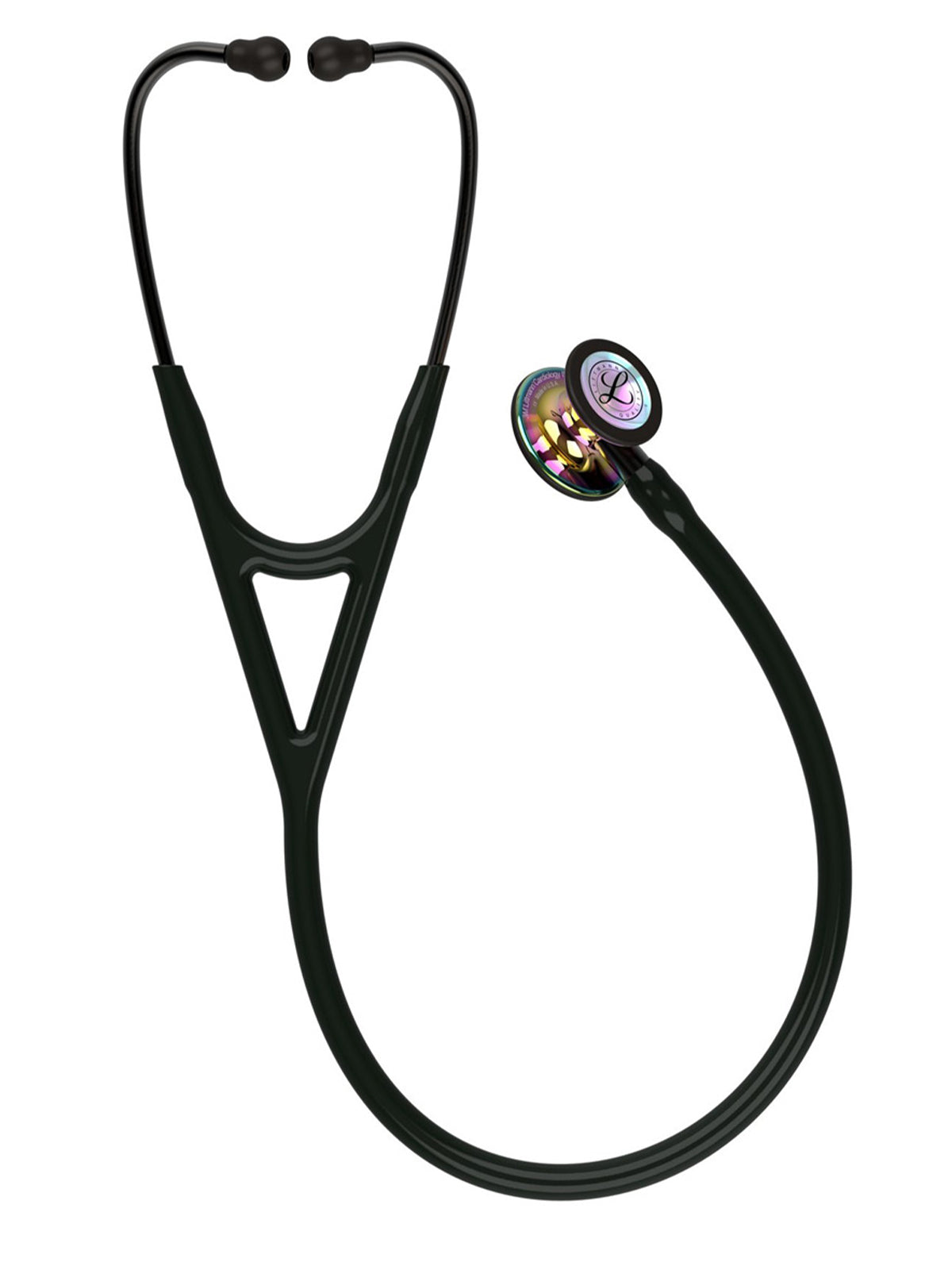 Cardiology IV™ Stethoscope - 6240 - Black Tube / Smoke Stem